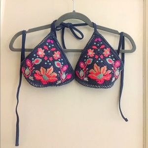 💐2 for $10💐Vibrant Crochet Bikini Top